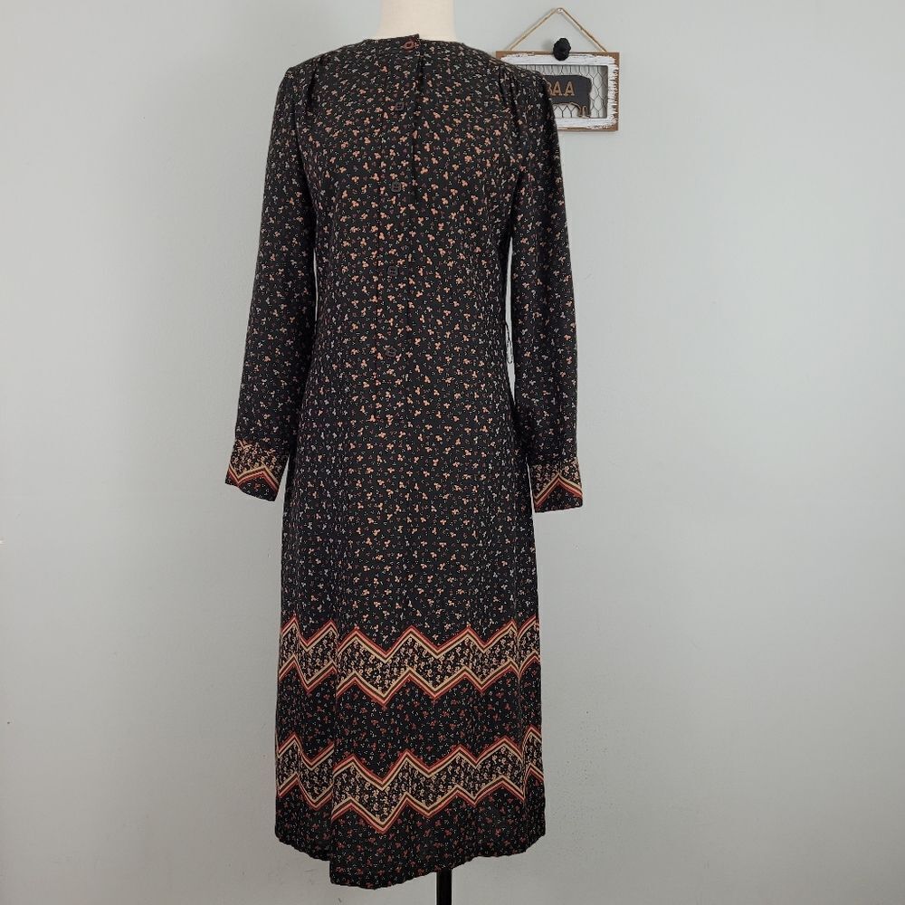 Vintage‎ 60s 70s LANVIN Floral Sheath Dress